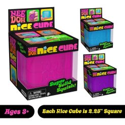 Alternative view of NeeDoh Nice Cube ?C Solid Squish ?C Purple