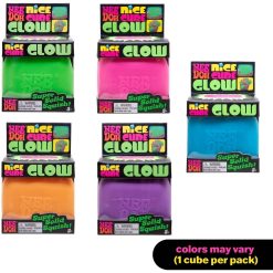 Alternative view of NeeDoh Nice Cube Glow ?C Glows in the Dark ?C Assorted